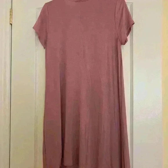 Basic pink short sleeve t shirt dress brit and  bri - Picture 9 of 9